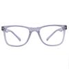 blinkaze - Blue Cut Anti Glare UV Protection Progressive Multifocal Glasses Wayfarer For Men And Women (frame size medium, Distance zero/Near +1.25, Transparent Grey) view 1