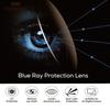 blinkaze - Blue Cut Anti Glare UV Protection Progressive Multifocal Glasses Wayfarer For Men And Women (frame size medium, Distance zero/Near +1.25, Transparent Grey) view 3
