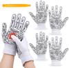 9UP Reflexology Point Finger Massager Gloves | Acupressure Massage Gloves For Men & Women | Body Pain Relive Graphic Prints Massage Gloves With Tool Stick (Pack Of 2) view 1