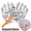 9UP Reflexology Point Finger Massager Gloves | Acupressure Massage Gloves For Men & Women | Body Pain Relive Graphic Prints Massage Gloves With Tool Stick (Pack Of 2) view 2