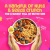 Yogabar Nuts & Seeds Crunch Muesli, Super Save Pack, Wholegrain Breakfast, High Fiber Pouch (700 G) view 2