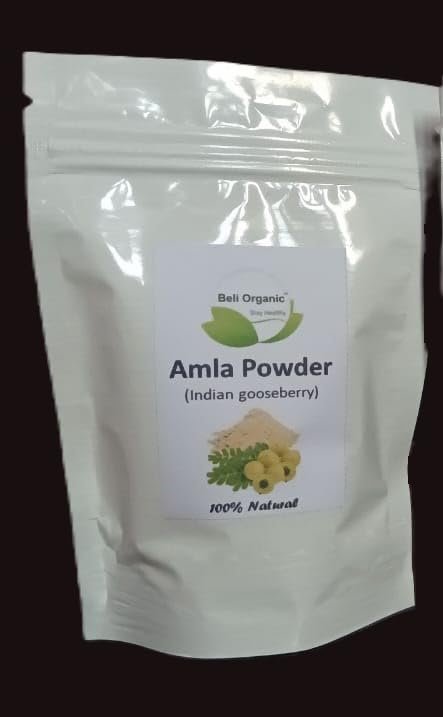 Beli Organic 100% Pure Amla Powder | Indian Gooseberry Fruit Powder (100)