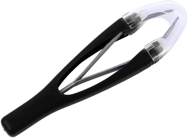 Black Automatically Retractable Eyebrow Tweezers Stainless Steel Tweezers for Women Facial Hair and Ingrown Hair Removal Hair Removal Tweezers Shave and Hair Removal