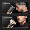 ENDZONE Professionals Design 3 in 1 Perfect Shaver Hair Clipper and Nose Trimmer Rechargeable Beard And Moustaches Hair Machine And Trimming for men and women (Golden Black) view 4