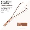 Herb Essential Copper Tongue Cleaner | For Fresh Breath & Bacteria Removal | Improved Taste Sense & Oral Hygiene | 100% Pure Indian Copper Tongue Scraper For Men & Women (Pack Of 1) view 2