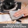 G1 Scrub Pad Wire Dishcloth for Washing Dishes, Multifunctional Wire Dishwashing Rags for Wet and Dry, Easy Rinsing, Reusable, Wire Cleaning Cloth for Kitchen, Sinks, Pots (Pack of 4) view 4