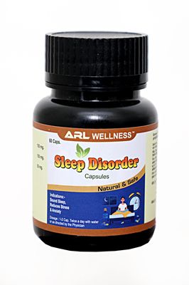 ARL Wellness Sleep Disorder | ultimate sleep | scientifically proven ingredients - like sleep adrenal glands health , anxiety & stress relief | contains - sarap gandha , sip moti pishti , shankh pushpi , brahmi & more for balanced health. Jet lag rec
