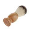 ELBME Men Gift Shave Shaving Brush Pro Barber Salon Bristle Brush Wood Handle Dust Cleaning Tool view 4
