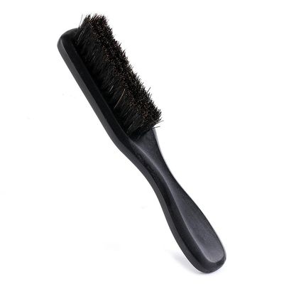 ELBME Long Handle Beard Brush Comb Soft Bristles Beard Grooming Brush Travel Black