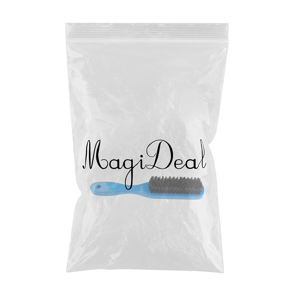 ELBME Barbers Men's Shaving Brush Premium Bristle & Wooden Beard Brushes Blue