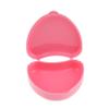 ELBME 2X Mouth Guard Case Orthodontic Retainer Box Denture Storage Container Pink view 3