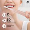 Nexlev Electric Toothbrush| 40000 vibrations/min|USB Type C| 5 Modes| 2 Min timer| 30 sec Quad Interval| 4 Replaceable Brushheads With Cover| IPX7 Waterproof| For Adults|Sparkle Pro ETC-05 Sunset Pink view 3
