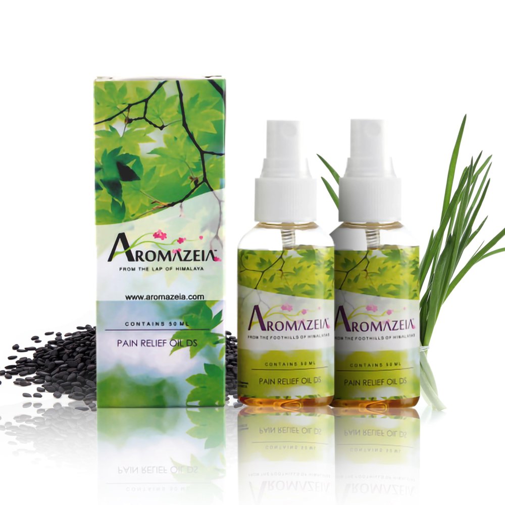 Aromazeia Pain Relief Oil | Joint Back Knee Muscle Shoulder Pain Massage Oil | Best Organic Intense Pain Relief Oil | Ayurvedic Ortho Pain Relief Oil (100 ML)