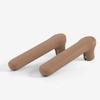 MERISHOPP Door Handle Protective Cover Silicone Sleeve Anti Collision Door Knob Cover Coffee view 2