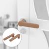 MERISHOPP Door Handle Protective Cover Silicone Sleeve Anti Collision Door Knob Cover Coffee view 3