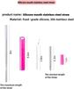 ANAB GI-Metal Reusable Straws, 2 Pack Collapsible Portable Stainless Steel Straws, with Plastic Housing Silicone Tips and Cleaning Brush, Retractable Portable Pocket Drinking Straws view 2