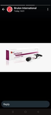 Brulon epitome Composite 4gm Nano hybrid universal Composite Dental use Any Shade A1/A2/A3