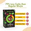 Ketolab Keto Bhujia (Sezwan), 400 Gms (Pack of 2), 2.7g Net Carb & 18% High Protein/Serv, Identical to Regular Bhujia, Low Carb, Pre-Biotic High Fibre view 4