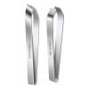 ATORSE 2x Fish Bone Tweezers Manual Portable Plucking Clamp Flat and Slant Tweezers view 1