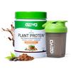 OZiva Bioactive Plant Protein supplement (Chocolate with Shaker) | 25g Protein,5.5 BCAA| Pea Isolate| Plant based Protein Powder for Women & Men | Essential Amino Acids| Vegan, Sugar free, 500g view 1