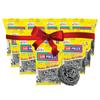 Sir Prize Stainless Steel Scrubber | Metal Scouring Pad | Steel Wool | Home and Kitchen Cleaning | Useful for Dishes, Kadai, Cookware | Effective on Tough Stains and Dirt 20 Grams (Pack of 12) view 1