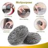 Sir Prize Stainless Steel Scrubber | Metal Scouring Pad | Steel Wool | Home and Kitchen Cleaning | Useful for Dishes, Kadai, Cookware | Effective on Tough Stains and Dirt 20 Grams (Pack of 12) view 2