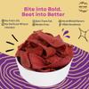 Khari Foods Beetroot Crispies, Peri Peri Flavoured Chips, No Palm Oil, No Maida, Millet Goodness, Fibre Rich, Zero Cholestrol, Gluten Free Vegan, Healthy Snacks (50g x 4 Combo) view 3
