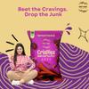 Khari Foods Beetroot Crispies, Peri Peri Flavoured Chips, No Palm Oil, No Maida, Millet Goodness, Fibre Rich, Zero Cholestrol, Gluten Free Vegan, Healthy Snacks (50g x 4 Combo) view 4