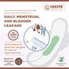 Chesta Formulation Helium Sanitary Pads for Women Heavy Flow Maternity Pads [Size-XXL-350MM Pads-18PCS] 100% Organic Cotton Bamboo Sanitary Pads With Ultra Soakage And LeakProof view 4