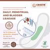 Chesta Formulation Helium Sanitary Pads for Women Heavy Flow Maternity Pads [Size-XXL-350MM Pads-18PCS] Anti Bacterial + Comfort 100% Organic Cotton Bamboo Sanitary Pads Rash and Odour Free view 4