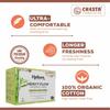 Chesta Formulation Helium Sanitary Pads for Women Heavy Flow Maternity Pads [Size-XXL-350MM Pads-10PCS] 100% Organic Cotton Bamboo Sanitary Pads With Ultra Soakage And LeakProof view 3