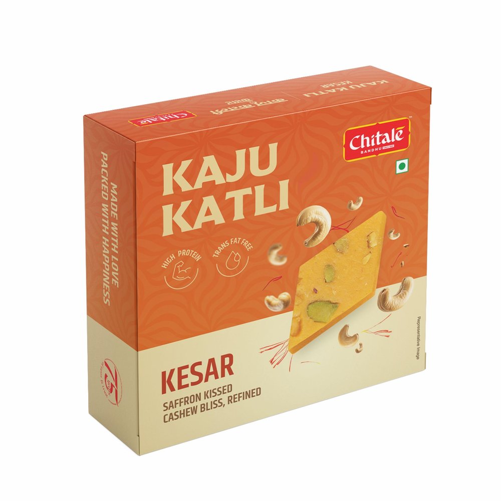 Chitale Bandhu Kesar Kaju Katli, 200gm