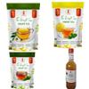 32 Baar Chamomile & Lemon & Jasmine Flavoured Tea + Apple Cider Vinegar Combo | Green Tea & Organic Apple Cider Vinegar | Antioxidant-Rich view 1
