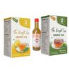 32 Baar Lemon & Natural Tea Bag + Apple Cider Vinegar Combo | Green Tea & Organic Apple Cider Vinegar | Antioxidant-Rich view 1