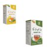 32 Baar Lemon & Natural Tea Bag Combo | Herbal Infusion Tea Bags | Relaxing & Refreshing | 25 Tea Bags Each | Perfect for Stress Relief & Immunity Boost | All-Natural Ingredients view 1