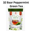 32 Baar Tulsi & Natural & Peppermint Flavoured Tea Combo | Herbal Infusion Green Tea Leaves | Relaxing & Refreshing | Perfect for Stress Relief & Immunity Boost | All-Natural Ingredients view 4