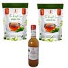 32 Baar Tulsi & Turmeric Flavoured Tea + Apple Cider Vinegar Combo | Green Tea & Organic Apple Cider Vinegar | Antioxidant-Rich view 1