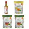 32 Baar Lemon & Natural & Ginger Flavoured Tea + Apple Cider Vinegar Combo | Green Tea & Organic Apple Cider Vinegar | Antioxidant-Rich view 1