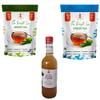 32 Baar Tulsi & Natural Flavoured Tea + Apple Cider Vinegar Combo | Green Tea & Organic Apple Cider Vinegar | Antioxidant-Rich view 1