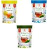 32 Baar Tulsi & Ginger & Jasmine Flavoured Tea Combo | Herbal Infusion Green Tea Leaves | Relaxing & Refreshing | Perfect for Stress Relief & Immunity Boost | All-Natural Ingredients view 1
