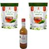 32 Baar Tulsi & Peppermint Flavoured Tea + Apple Cider Vinegar Combo | Green Tea & Organic Apple Cider Vinegar | Antioxidant-Rich view 1