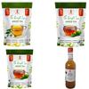 32 Baar Chamomile & Tulsi & Ginger Flavoured Tea + Apple Cider Vinegar Combo | Green Tea & Organic Apple Cider Vinegar | Antioxidant-Rich view 1