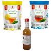 32 Baar Lemon & Natural Flavoured Tea + Apple Cider Vinegar Combo | Green Tea & Organic Apple Cider Vinegar | Antioxidant-Rich view 1