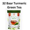 32 Baar Tulsi & Jasmine & Turmeric Flavoured Tea Combo | Herbal Infusion Green Tea Leaves | Relaxing & Refreshing | Perfect for Stress Relief & Immunity Boost | All-Natural Ingredients view 4