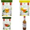 32 Baar Chamomile & Lemon & Ginger Flavoured Tea + Apple Cider Vinegar Combo | Green Tea & Organic Apple Cider Vinegar | Antioxidant-Rich view 1