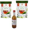 32 Baar Tulsi & Jasmine Flavoured Tea + Apple Cider Vinegar Combo | Green Tea & Organic Apple Cider Vinegar | Antioxidant-Rich view 1