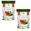 32 Baar Tulsi & Ginger Flavoured Tea Combo | Herbal Infusion Green Tea Leaves | Relaxing & Refreshing | Perfect for Stress Relief & Immunity Boost | All-Natural Ingredients view 1