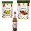 32 Baar Chamomile & Tulsi Flavoured Tea + Apple Cider Vinegar Combo | Green Tea & Organic Apple Cider Vinegar | Antioxidant-Rich view 1