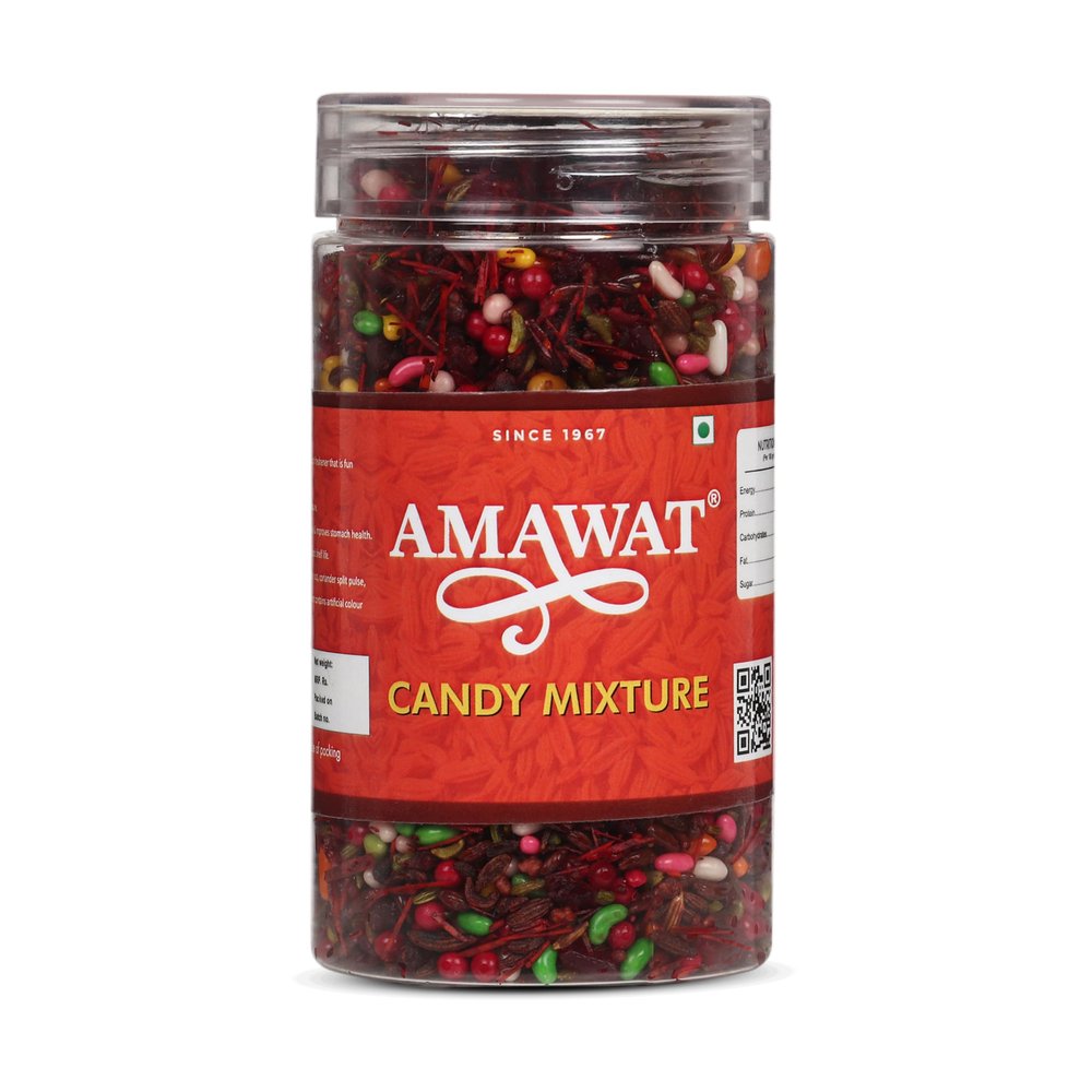 AMAWAT Candy Mixture (150gm) Mouth Freshener Gulabi Mix | Gulab Mukhwas | Saunf Supari Mixture