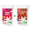 QQChef ABC Malt & Red Banana Malt Natural Drink combo for Kids, Adults, Elders, Homemade & No Preservatives (100gm x 2 Pcs) view 1